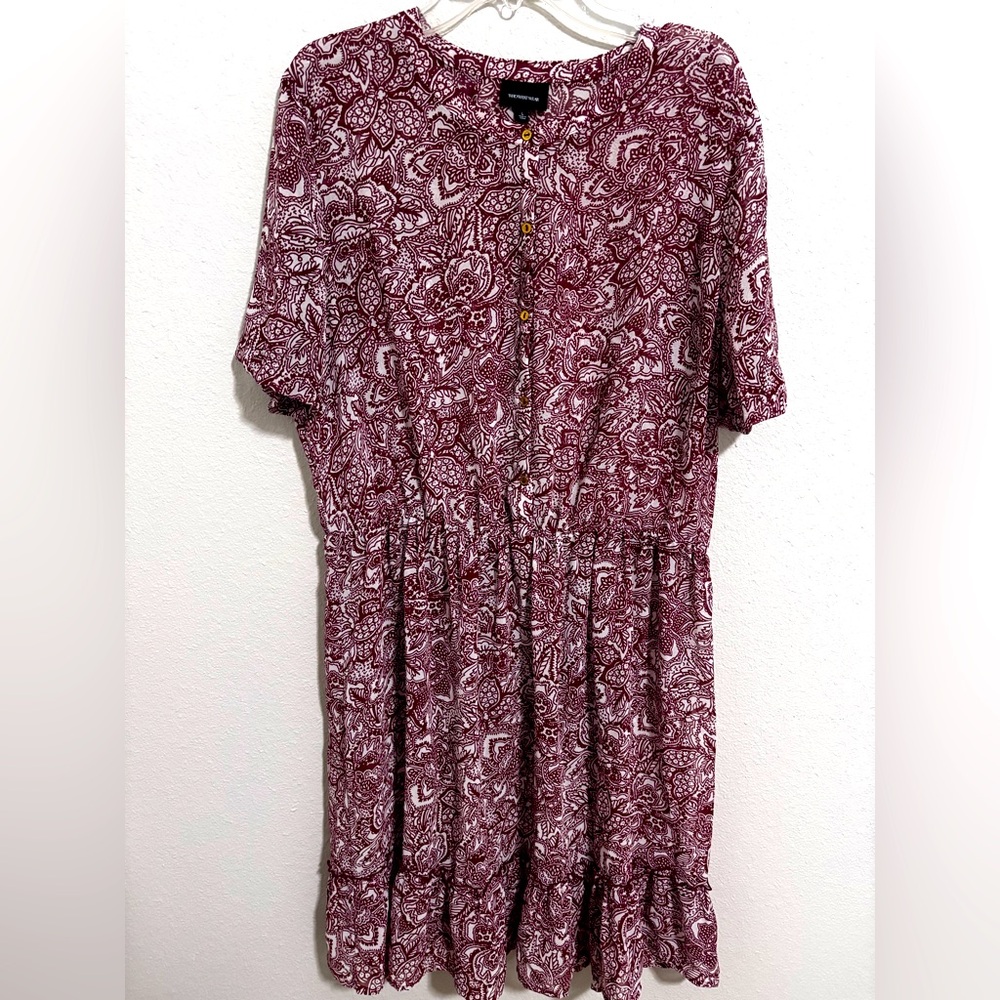 Who What Wear women’s sheer boho dress